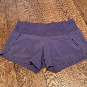 lululemon athletica Plum Purple High-Rise Athletic Shorts